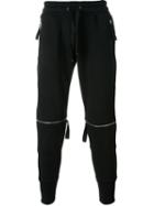 Blood Brother Detachable Cuff Track Pants, Men's, Size: Xl, Black, Cotton