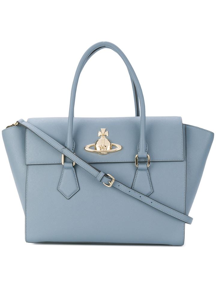 Vivienne Westwood Large Pimlico Tote - Blue
