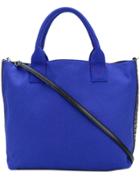 Pinko Embellished Branding Tote Bag - Blue