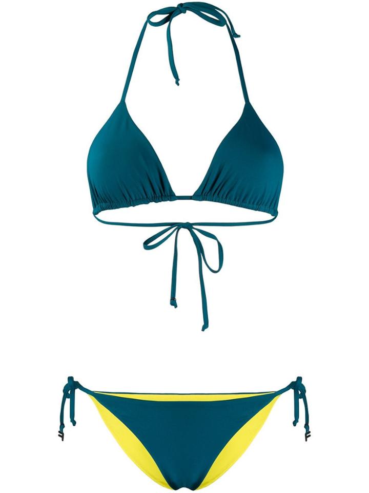 Fisico Triangle Bikini - Green