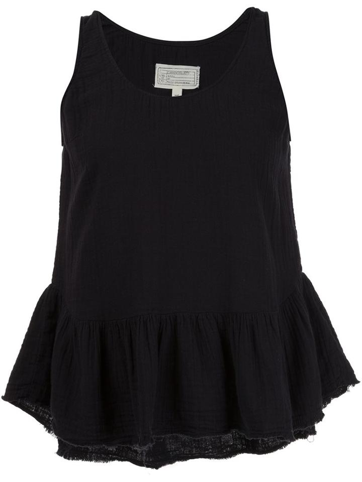Current/elliott Classic Tank Top, Women's, Size: 0, Black, Cotton