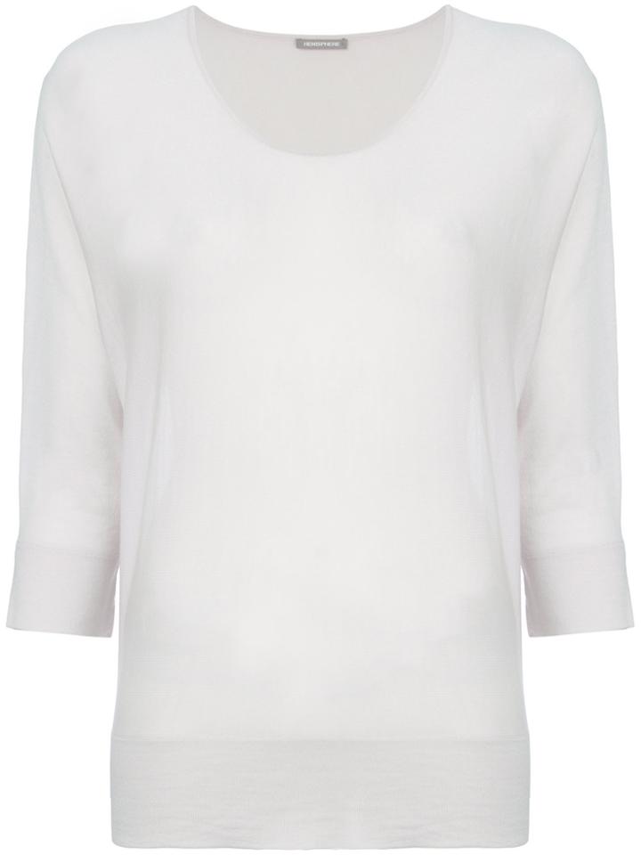 Hemisphere Fine Knit Jumper - Nude & Neutrals
