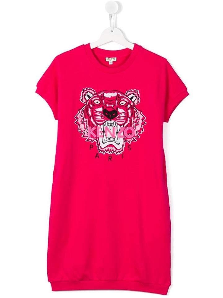 Kenzo Kids Print T-shirt Dress - Pink