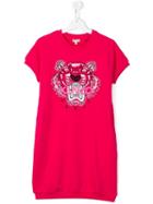 Kenzo Kids Print T-shirt Dress - Pink
