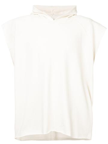 424 Fairfax Sleeveless Hoodie - White