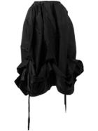 Jw Anderson Midi Puff Skirt - Black