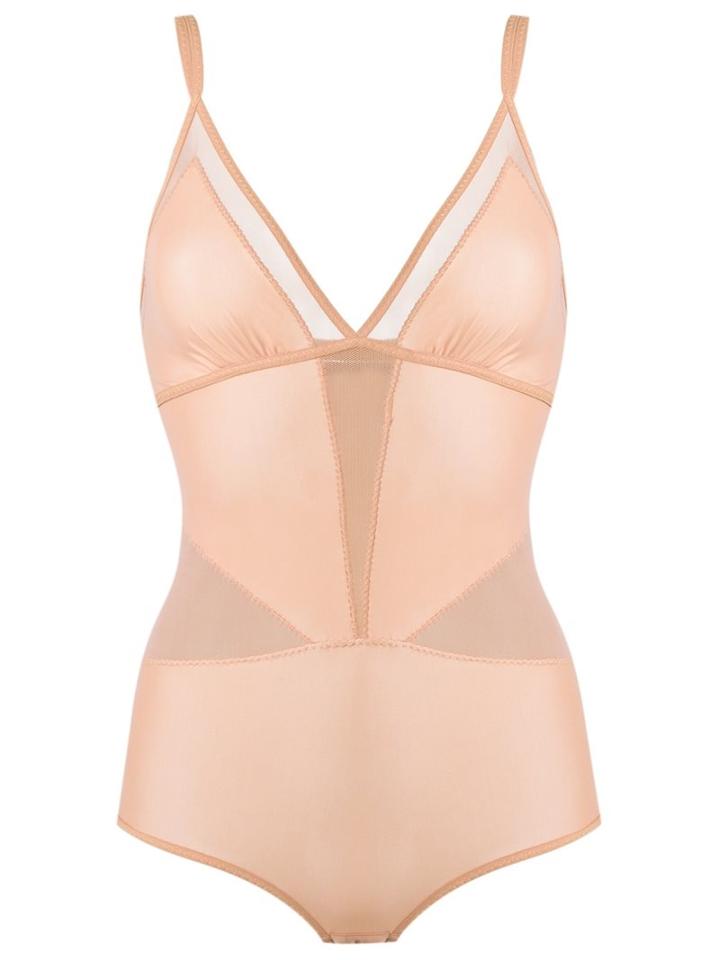 Giuliana Romanno Bodysuit, Women's, Size: P, Yellow/orange, Polyamide/elastodiene