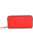 Marc Jacobs The Grind Continental Wallet - Red