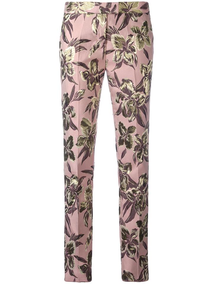 Christian Pellizzari Cigarette Trousers - Pink & Purple