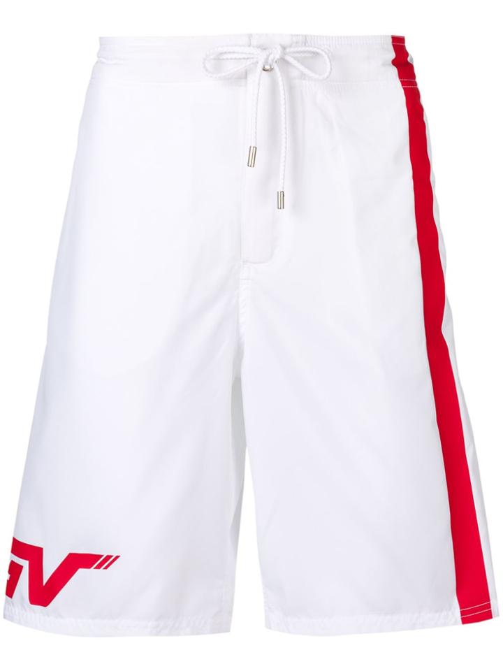 Givenchy Side Stripe Swim Shorts - White