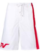 Givenchy Side Stripe Swim Shorts - White