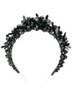 Simone Rocha Faceted Bead Headband - Black