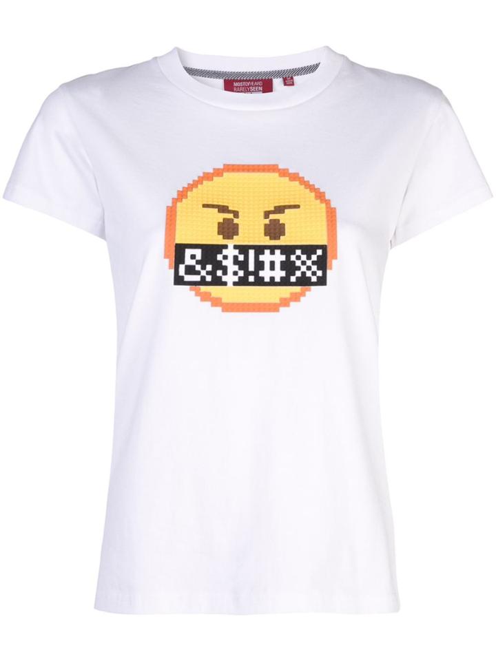 Mostly Heard Rarely Seen 8-bit Curse T-shirt - White