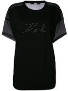 Karl Lagerfeld Gemstone Logo T-shirt - Black