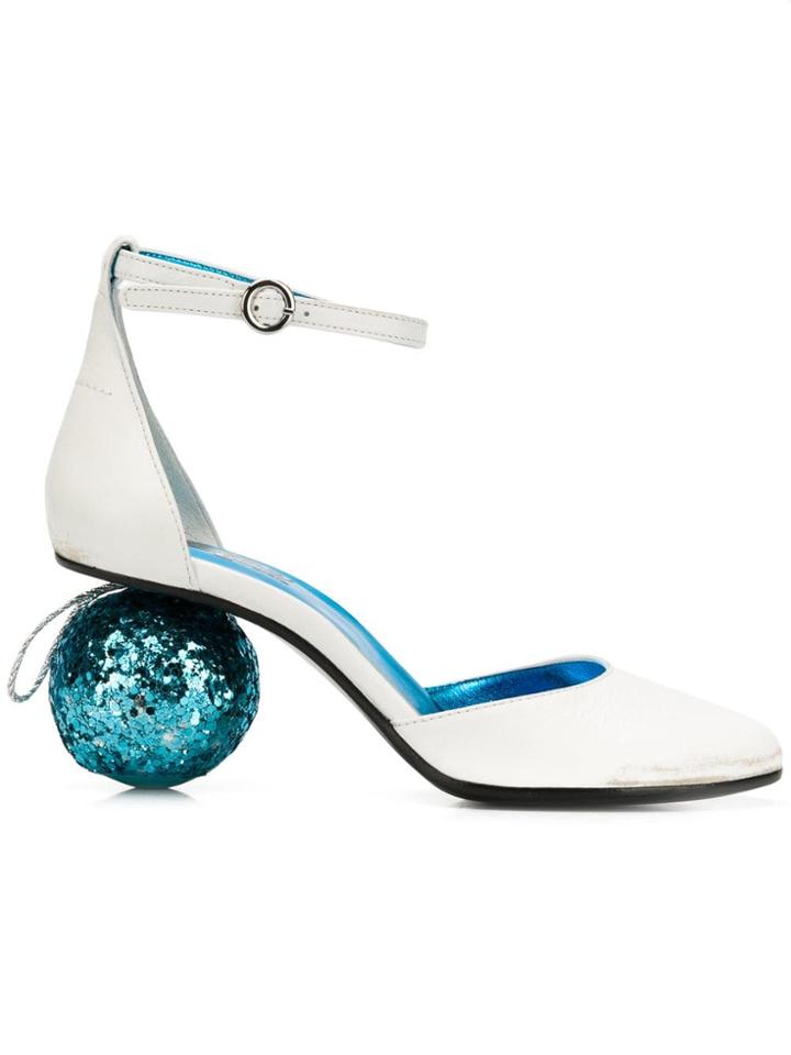 Mm6 Maison Margiela Ball Heel Pumps - White