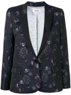 Zadig & Voltaire Victor Jac Tatoo Blazer - Blue