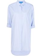 Mih Jeans Oversized Shirt, Women's, Size: Small, Blue, Cotton