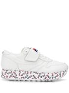 Fila Orbit Zeppa Strap Sneakers - White