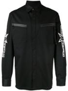 Marcelo Burlon County Of Milan - Ander Shirt - Men - Cotton/spandex/elastane - M, Black, Cotton/spandex/elastane