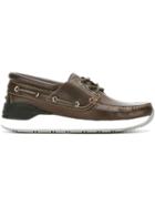 Givenchy Stylised Boat Shoes, Men's, Size: 43, Brown, Calf Leather/rubber