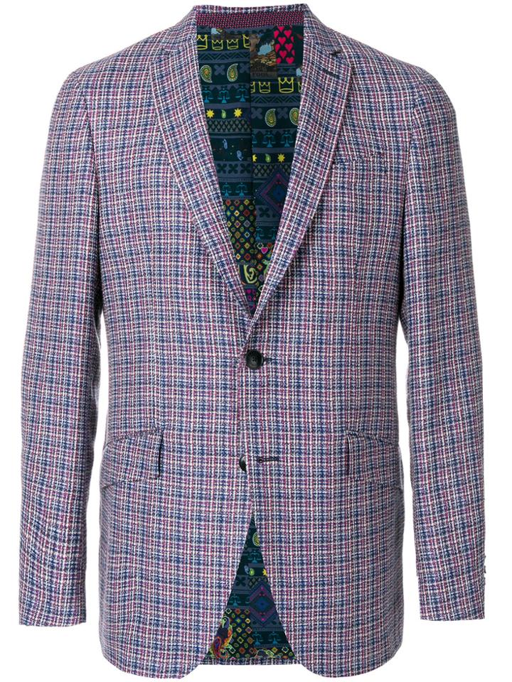 Etro Tweed Blazer - Multicolour