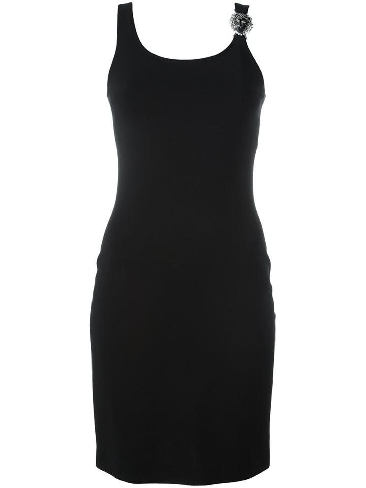 Versus Lion Appliqué Detail Dress