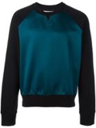 Ami Alexandre Mattiussi Oversized Crew Neck Sweatshirt, Men's, Size: Large, Black, Cotton/polyamide/acrylic