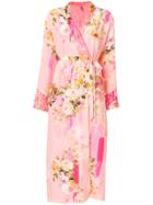 Antonio Marras Floral Wrap Coat - Red