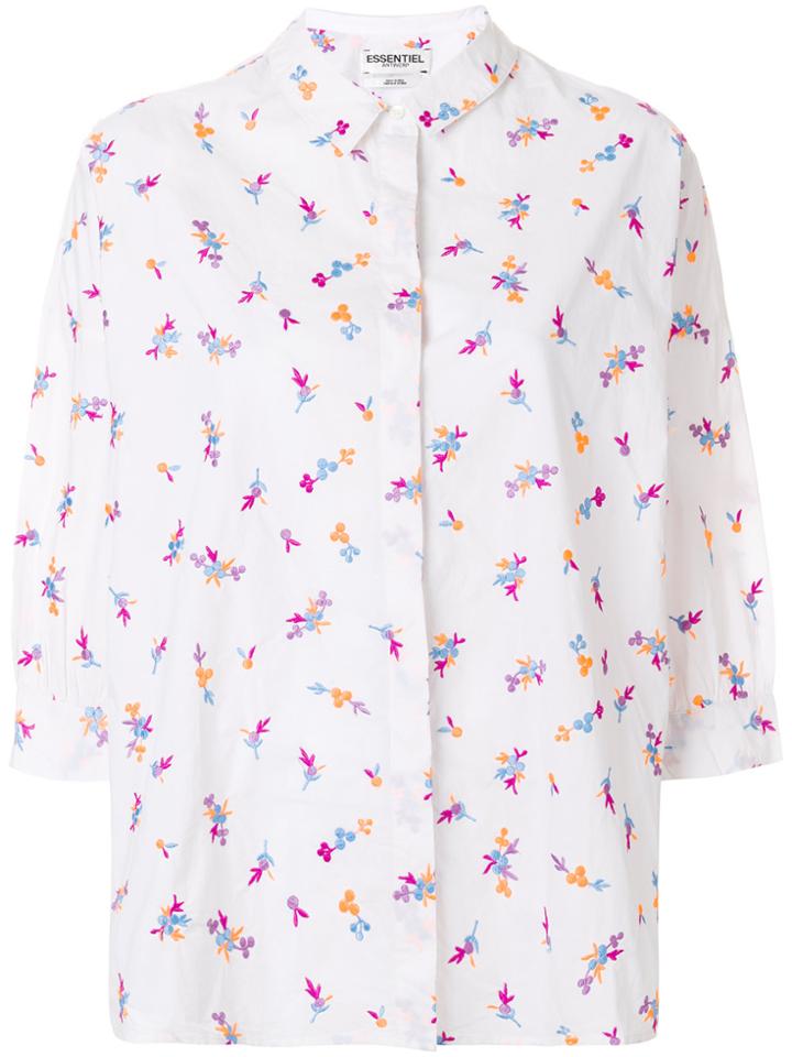 Essentiel Antwerp Pomme Line Shirt - White