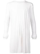 Julius Long Ribbed Long Sleeve T-shirt - White