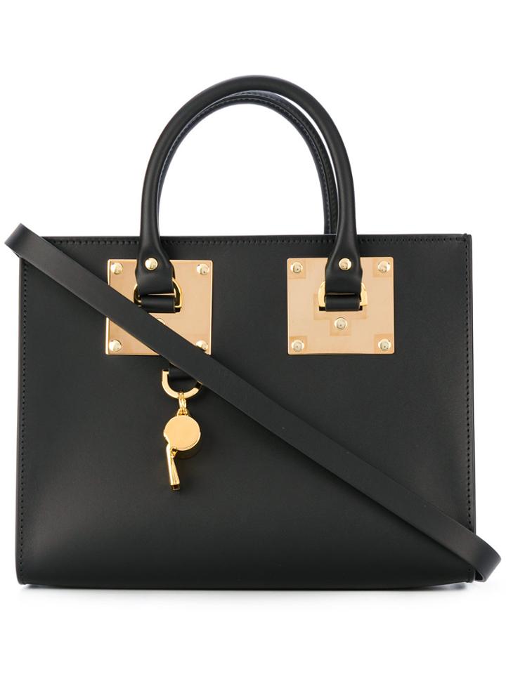 Sophie Hulme Medium Albion Box Tote - Blue