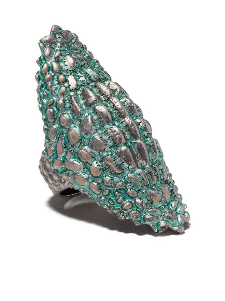 Venyx Green Lady Caiman Ring