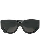 Saint Laurent Eyewear Thick Framed Sunglasses - Black
