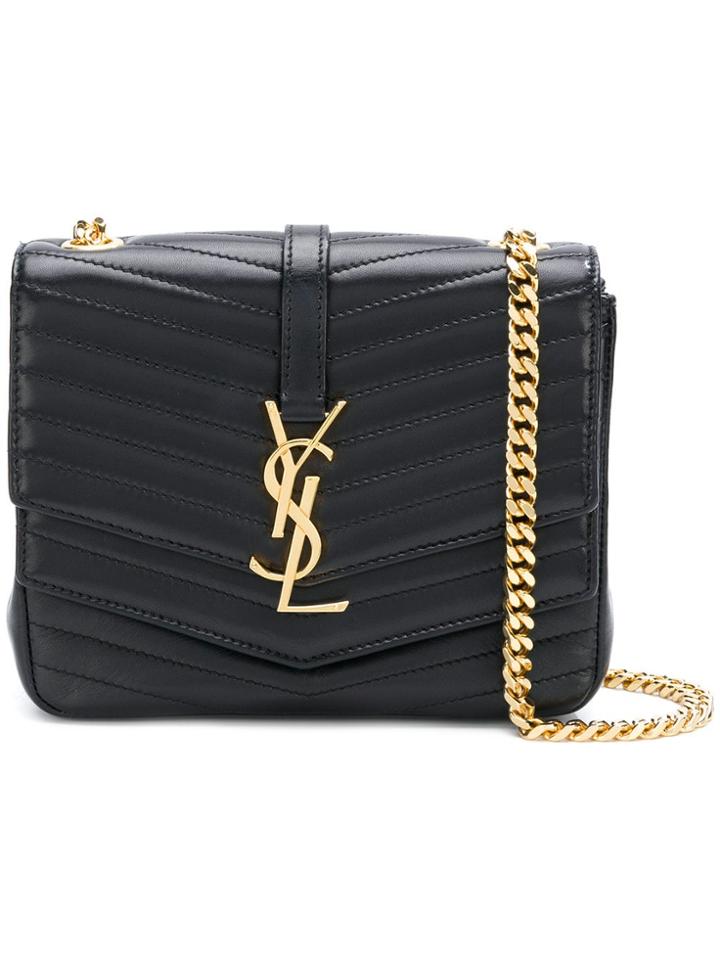 Saint Laurent Medium Soft Sulpice Chain Bag - Black