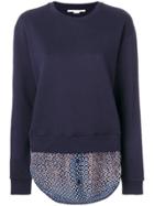 Stella Mccartney Tie Print Knitted Jumper - Blue