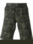 Carhartt 'johnson' Palm Tree Print Bermuda Shorts