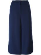 Armani Collezioni Cropped Palazzo Pants - Blue