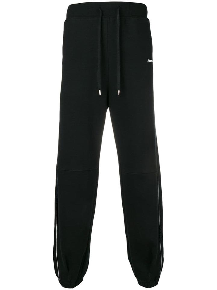 Ader Error Elasticated Hem Track Pants - Black