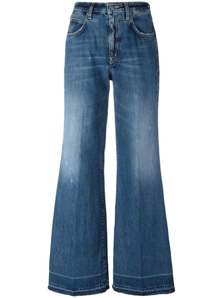 +people Wide-legged Jeans - Blue