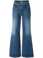 +people Wide-legged Jeans - Blue