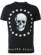 Philipp Plein 'around The World' T-shirt, Men's, Size: Medium, Black, Cotton