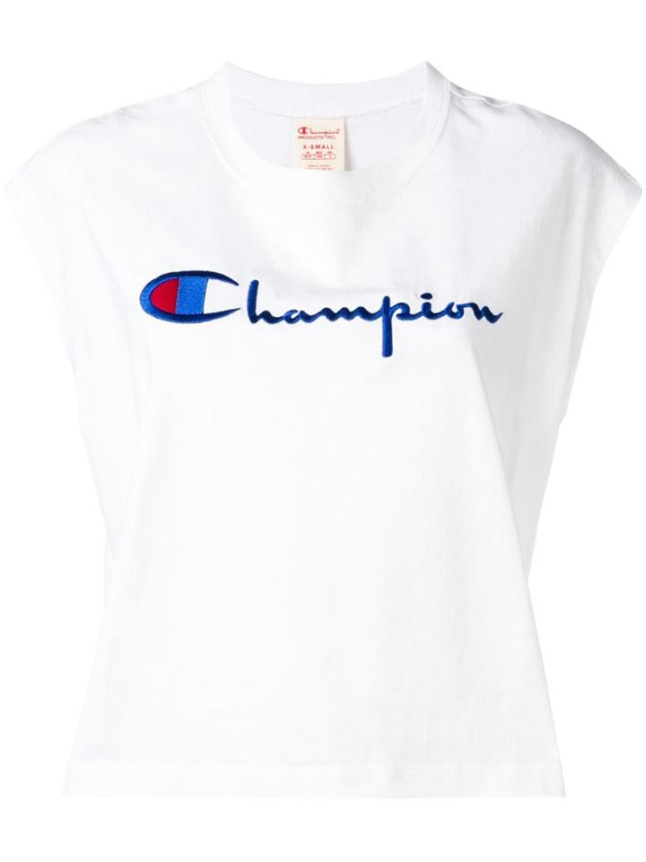 Champion Oversized Tank Sweatshirt - White