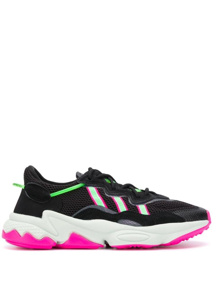Adidas Mesh Upper Sneakers - Black