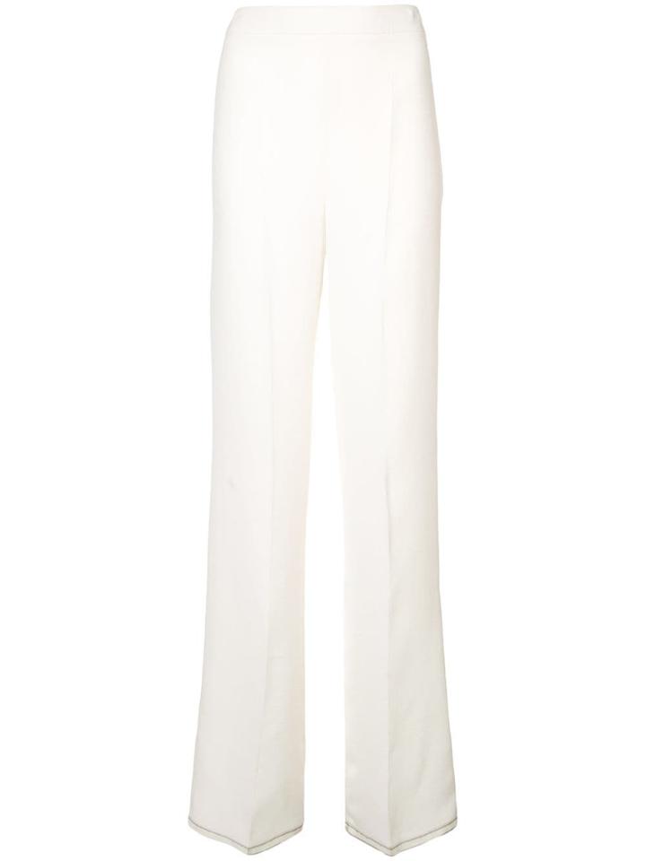 Yigal Azrouel Textured Wide Leg Trousers - Neutrals