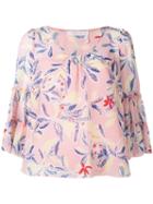 See By Chloé - Printed Tip - Women - Silk - 40, Pink/purple, Silk