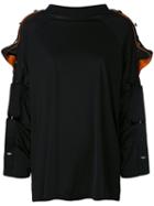 Y / Project - Snap Detail Top - Women - Cotton/spandex/elastane/viscose - M, Black, Cotton/spandex/elastane/viscose