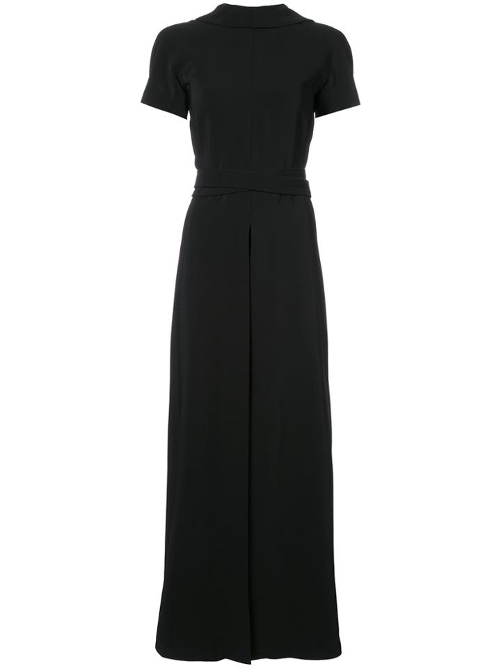 Rosetta Getty Flared Maxi Dress - Black