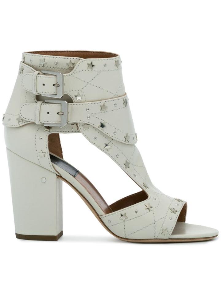 Laurence Dacade White Star Stud Rush 90 Sandals