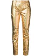 Jeremy Scott Slim-fit Trousers - Metallic