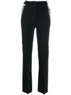 David Koma Embellished Tailored Trousers - Black